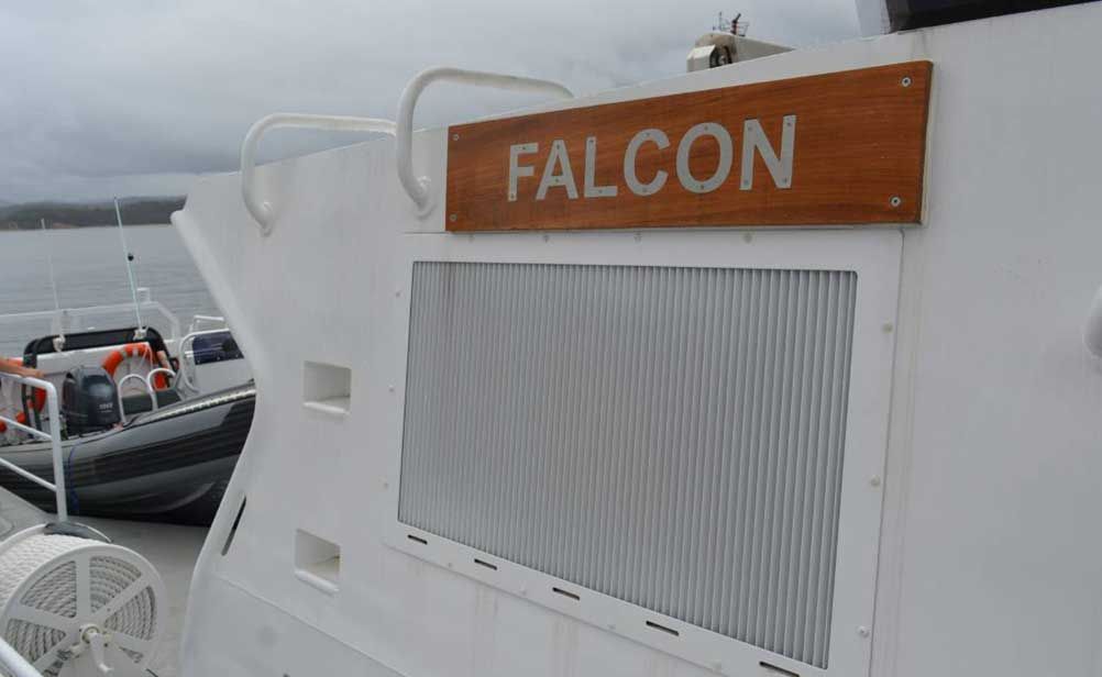 Marine Air Flow Intake Grille in a new NSW Police boat