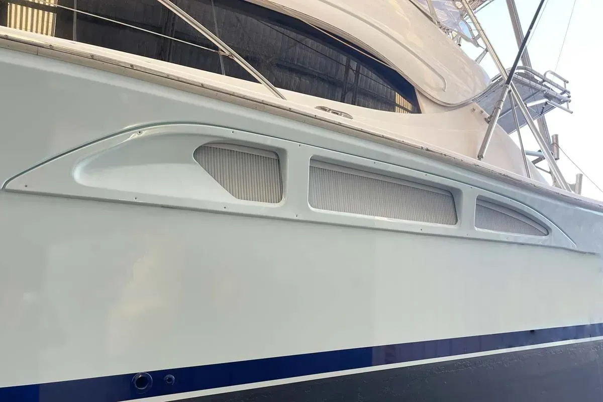 Riviera 51 with Marine Air Flow grilles retrofitted. 