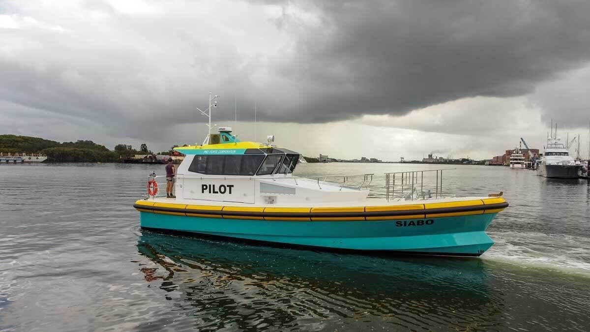 The Siabo - A New Pilot Boat headed to Papua New Guinea with MAFI Engine Room Ventilation Equipment 