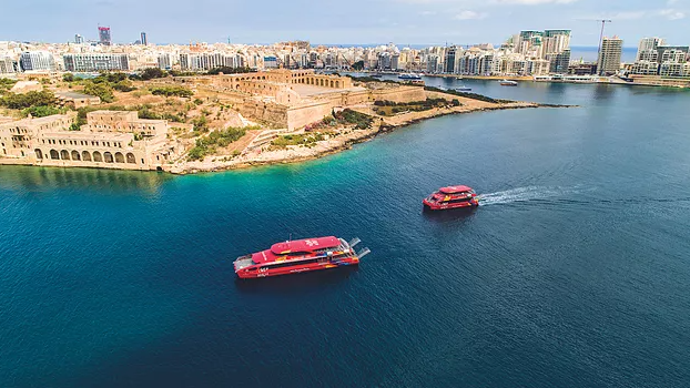The new 20 and 33 metre boats for Malta tourism built by Wight Shipyard in the UK.