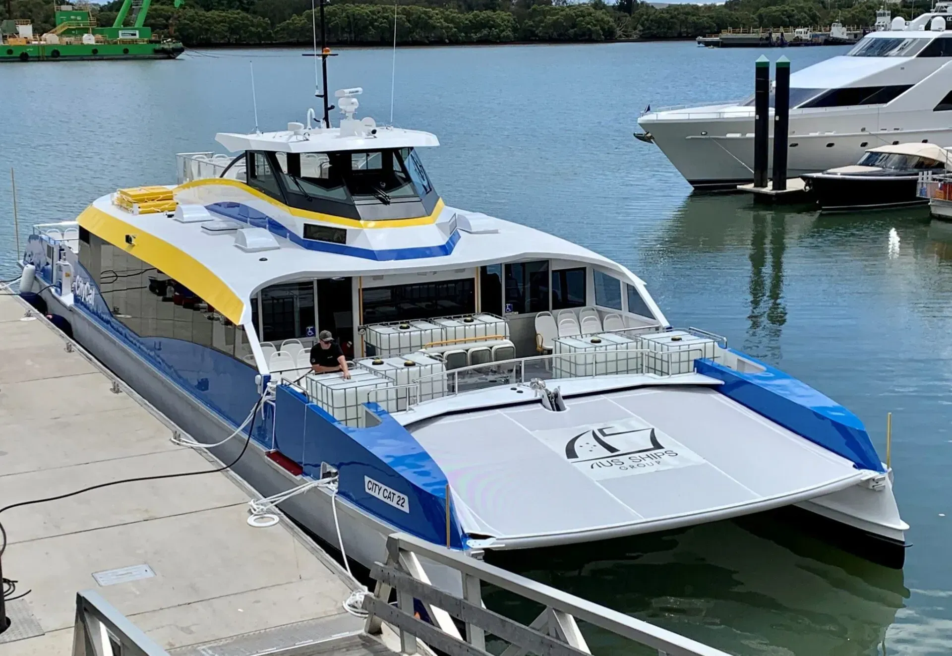 ew Brisbane River Cat Yoogarah with MAFI equipment
