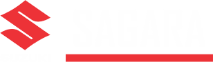 Logotipo estilizado em vermelho sobre fundo branco com uma barra horizontal vermelha no canto inferior direito.
