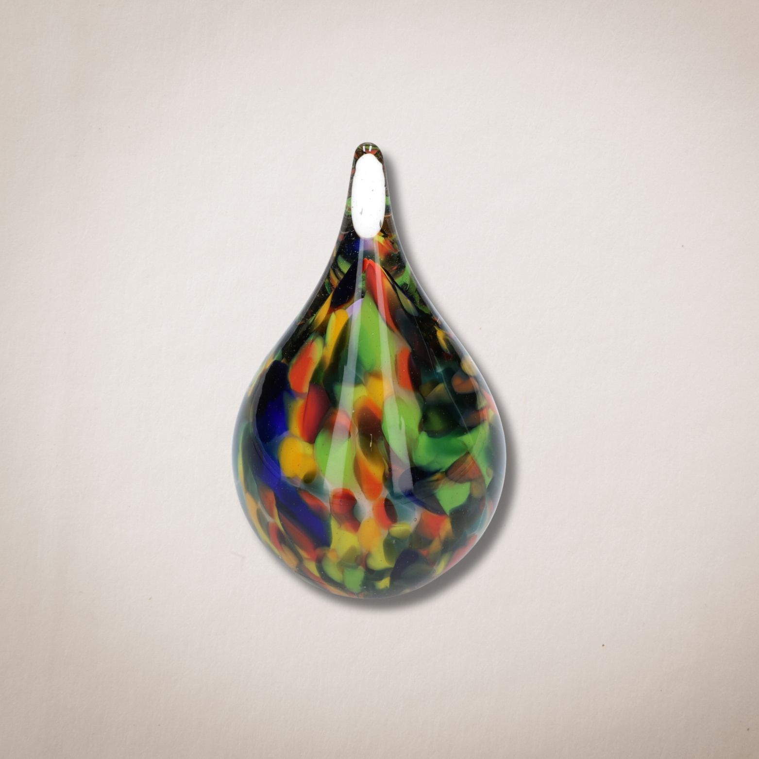 Glasdruppel Regenbooglicht
