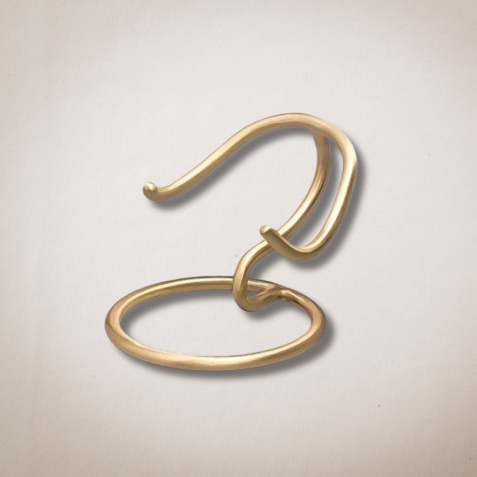 Gouden mini-urn standaard