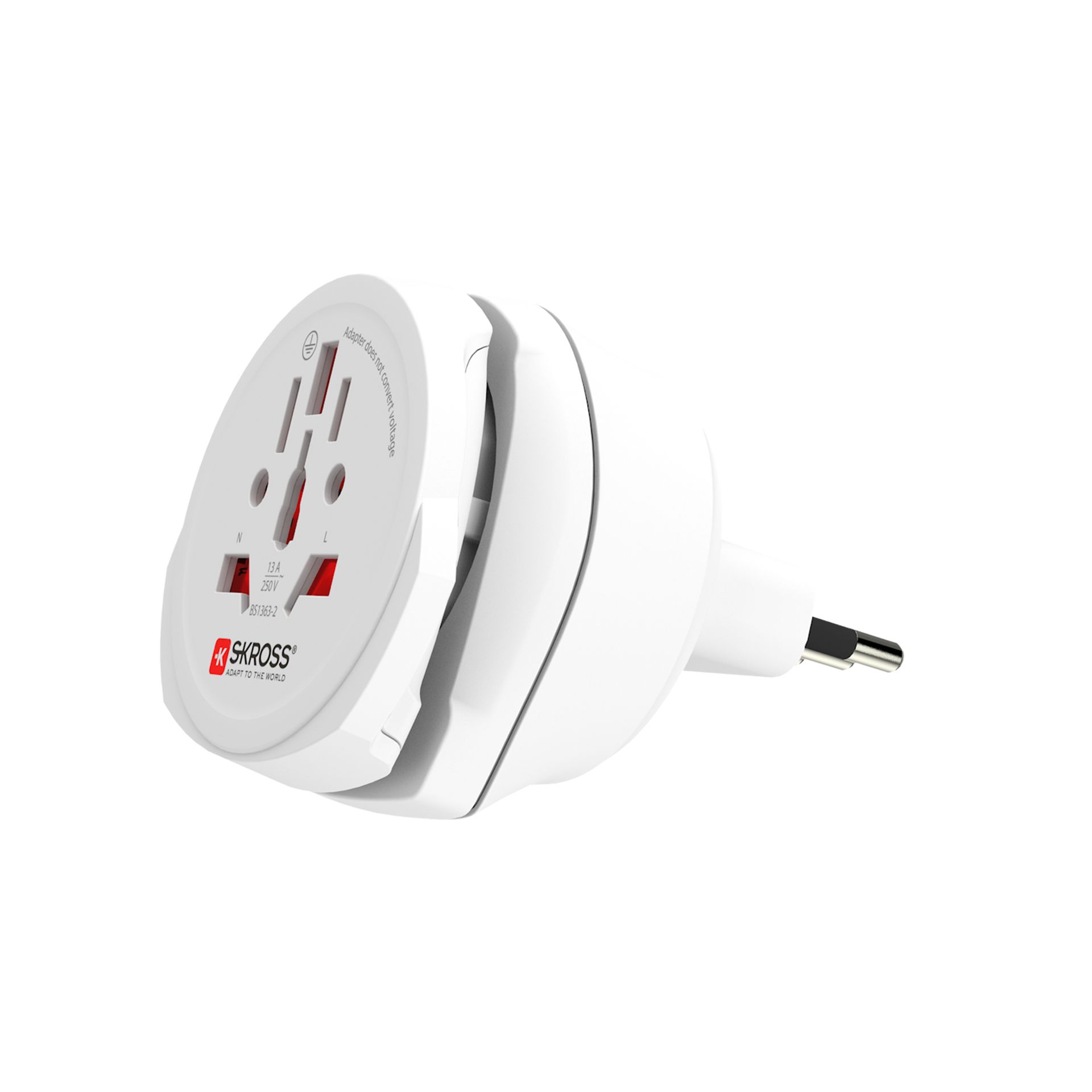 Skross Combo to Italy 3-Pole Travel Adapter