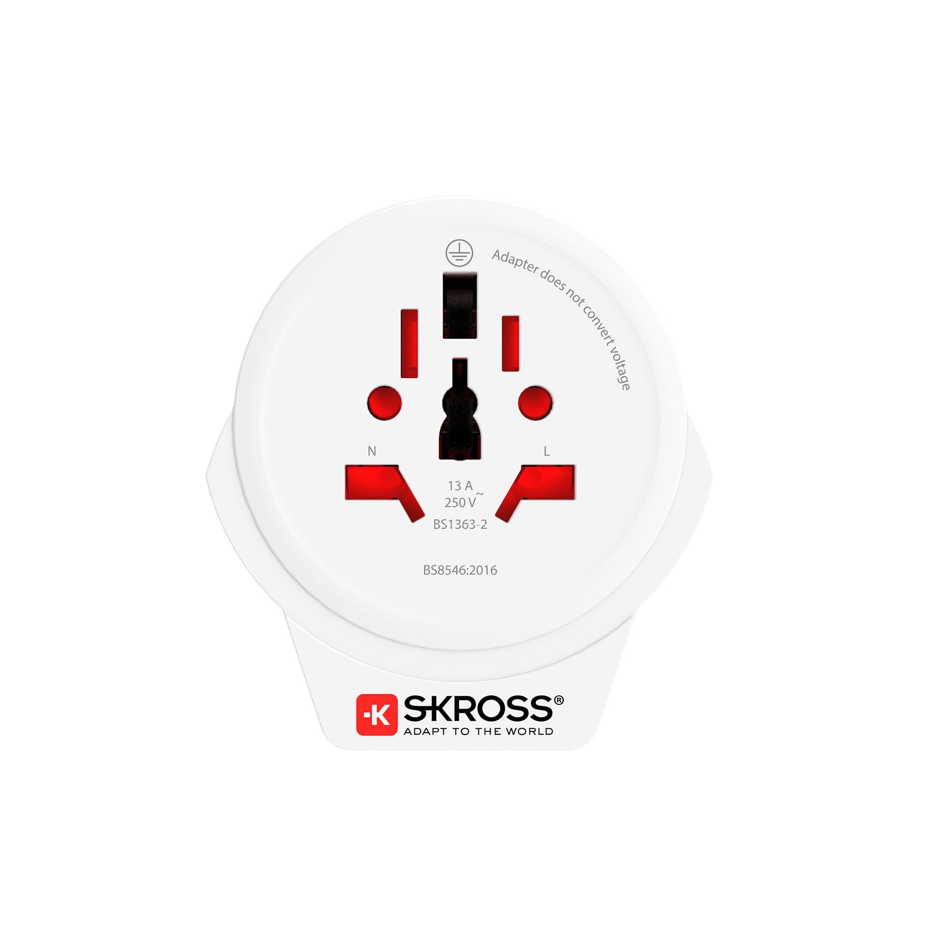 Skross World to USA USB 3-Pole Travel Adapter