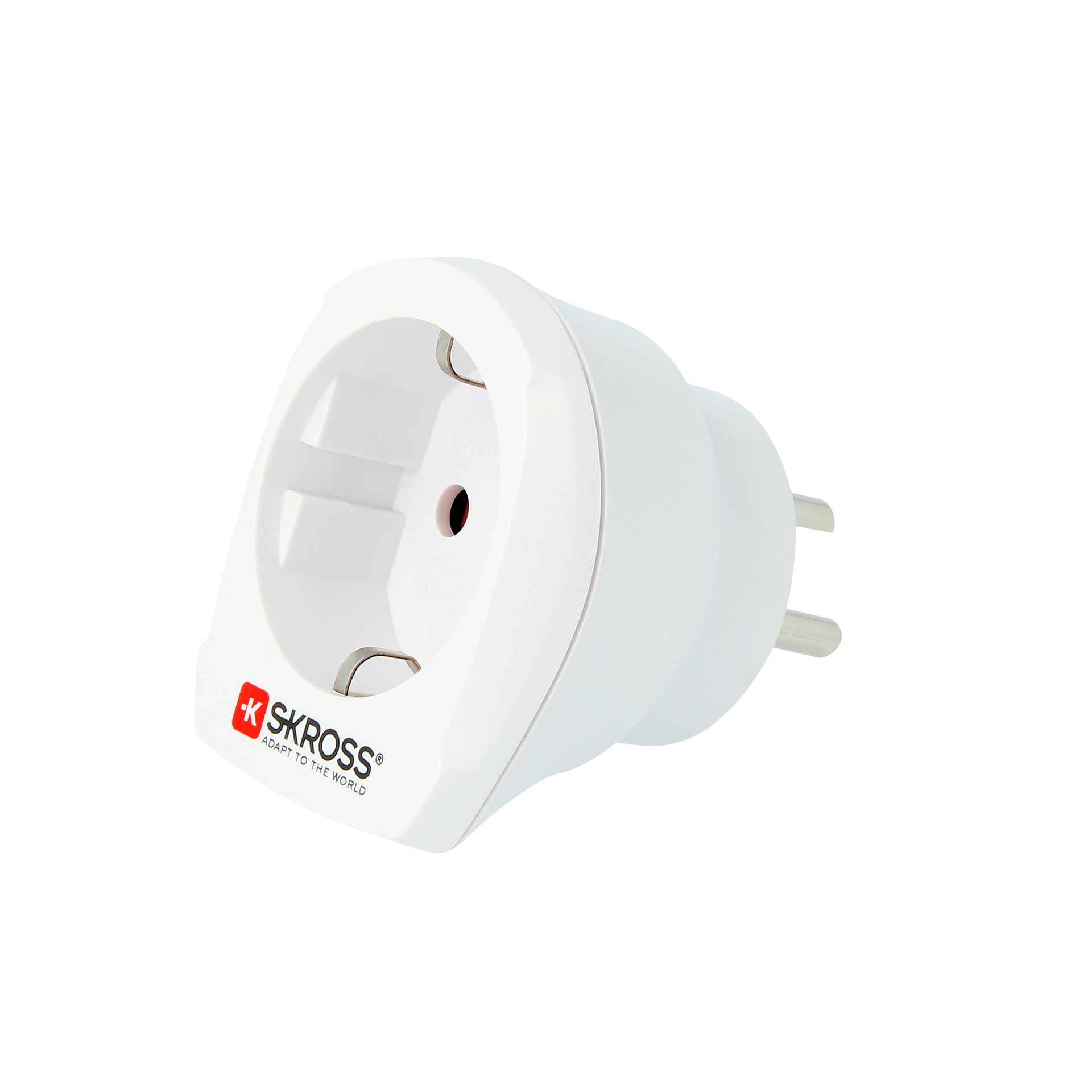 Skross Europe to Denmark 3-Pole Travel Adapter