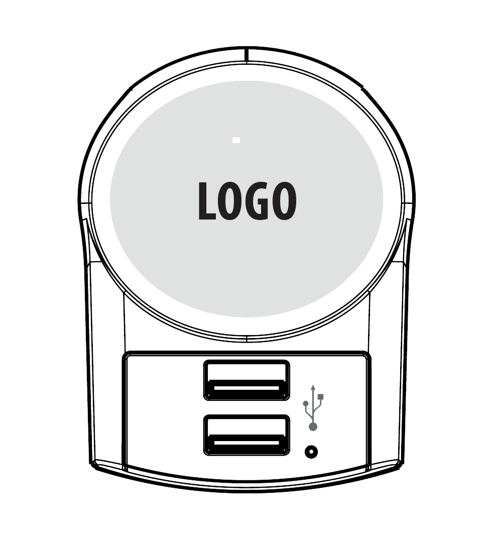 Euro USB Charger 2xA Promotional  SKR-0164