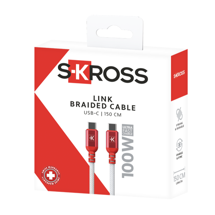 Skross USB-C to USB-C Charging Cable Packaging