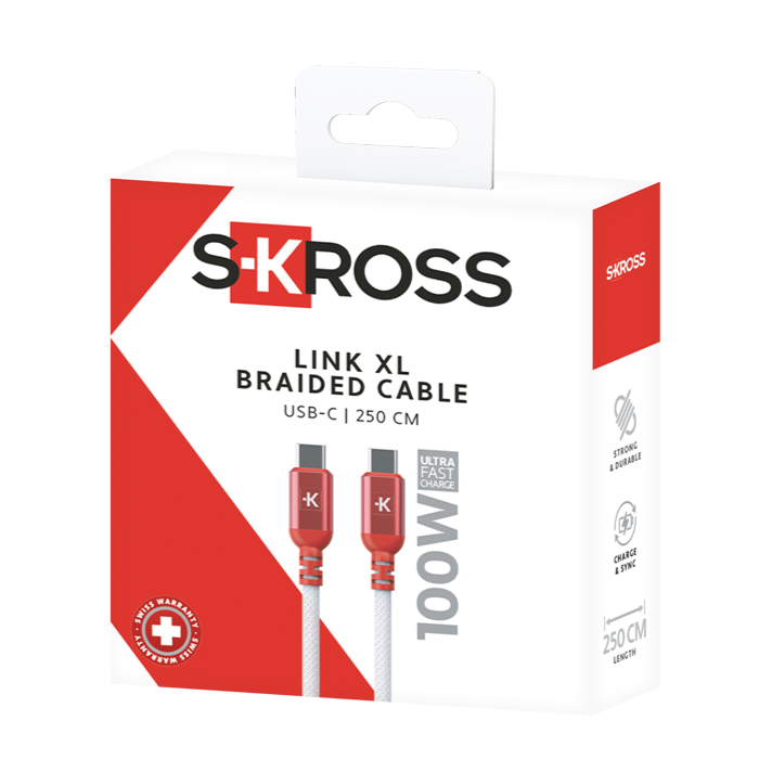 Skross USB-C to USB-C Charging Cable Packaging