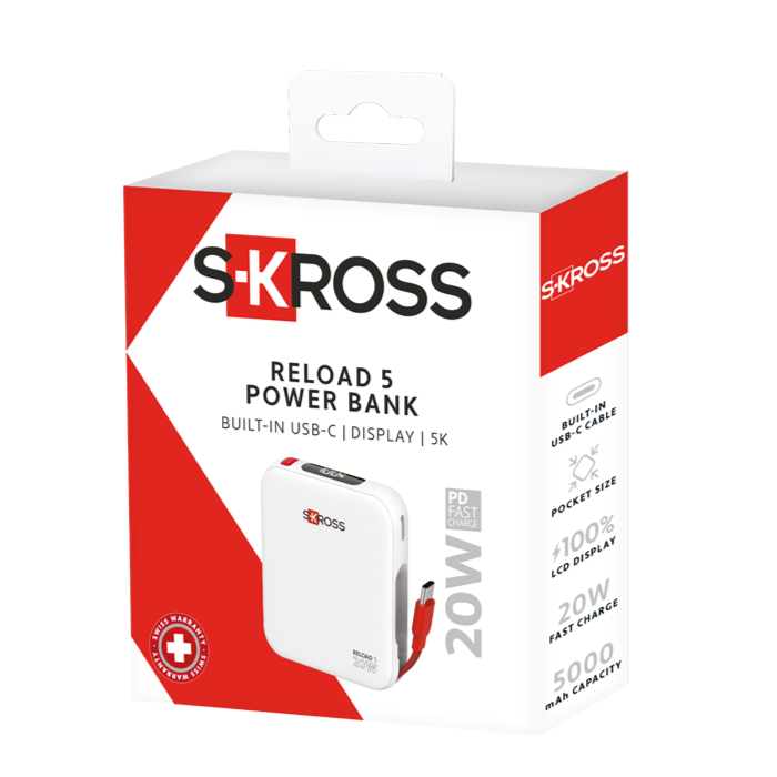 Skross power stand retail packaging