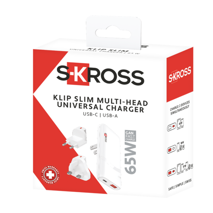 Skross USB Charger. Power Charger UK Packaging