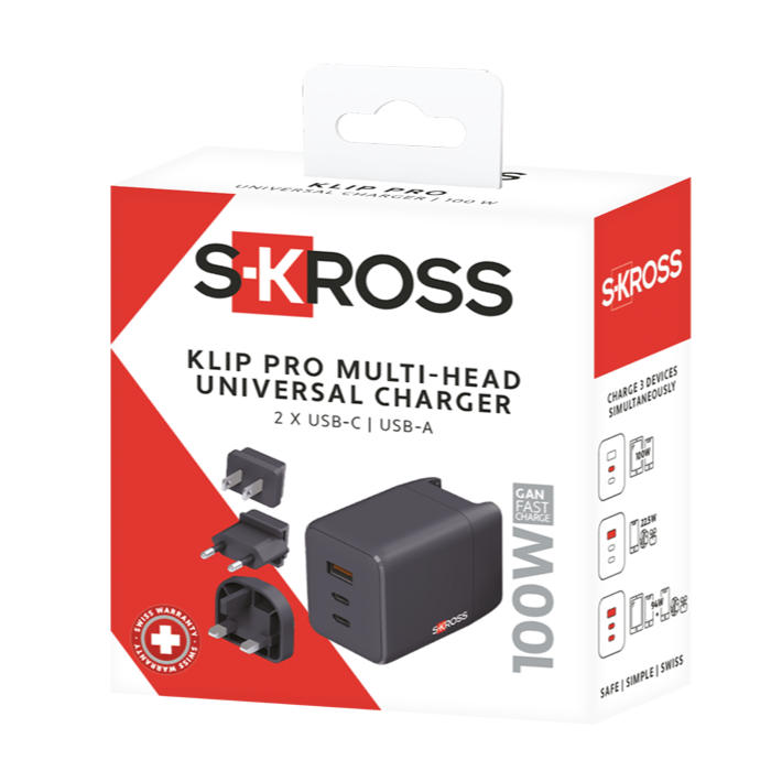 Skross USB Charger. Power Charger UK Packaging
