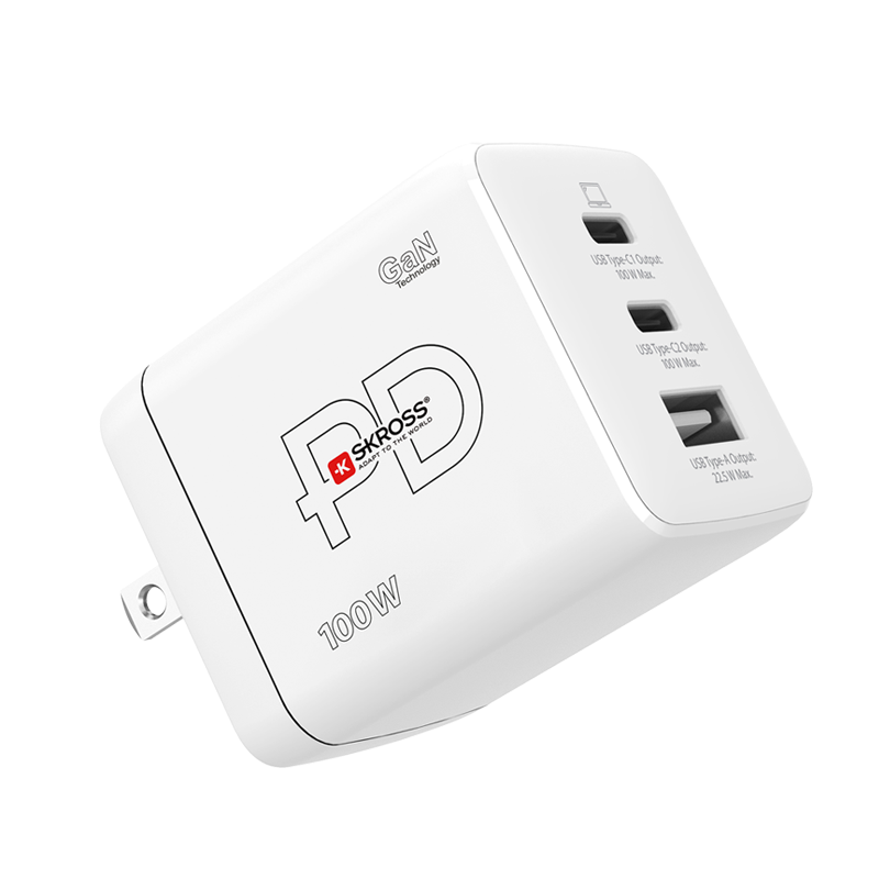 Skross USB Charger. Power Charger 100W GaN US