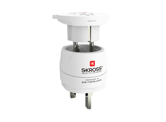 Adaptateur World Travel Skross XD1042 - Prise Universelle Blanche Pour Voyager