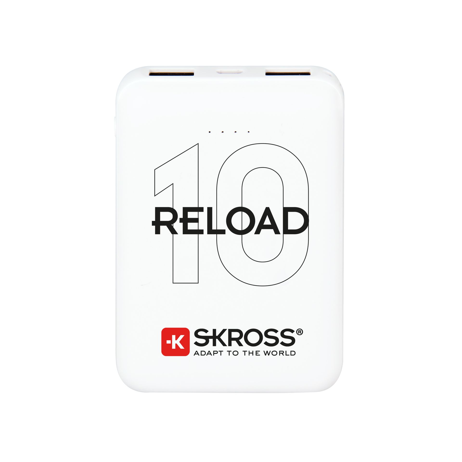 Skross 10,000 mAh power bank reload 10 front