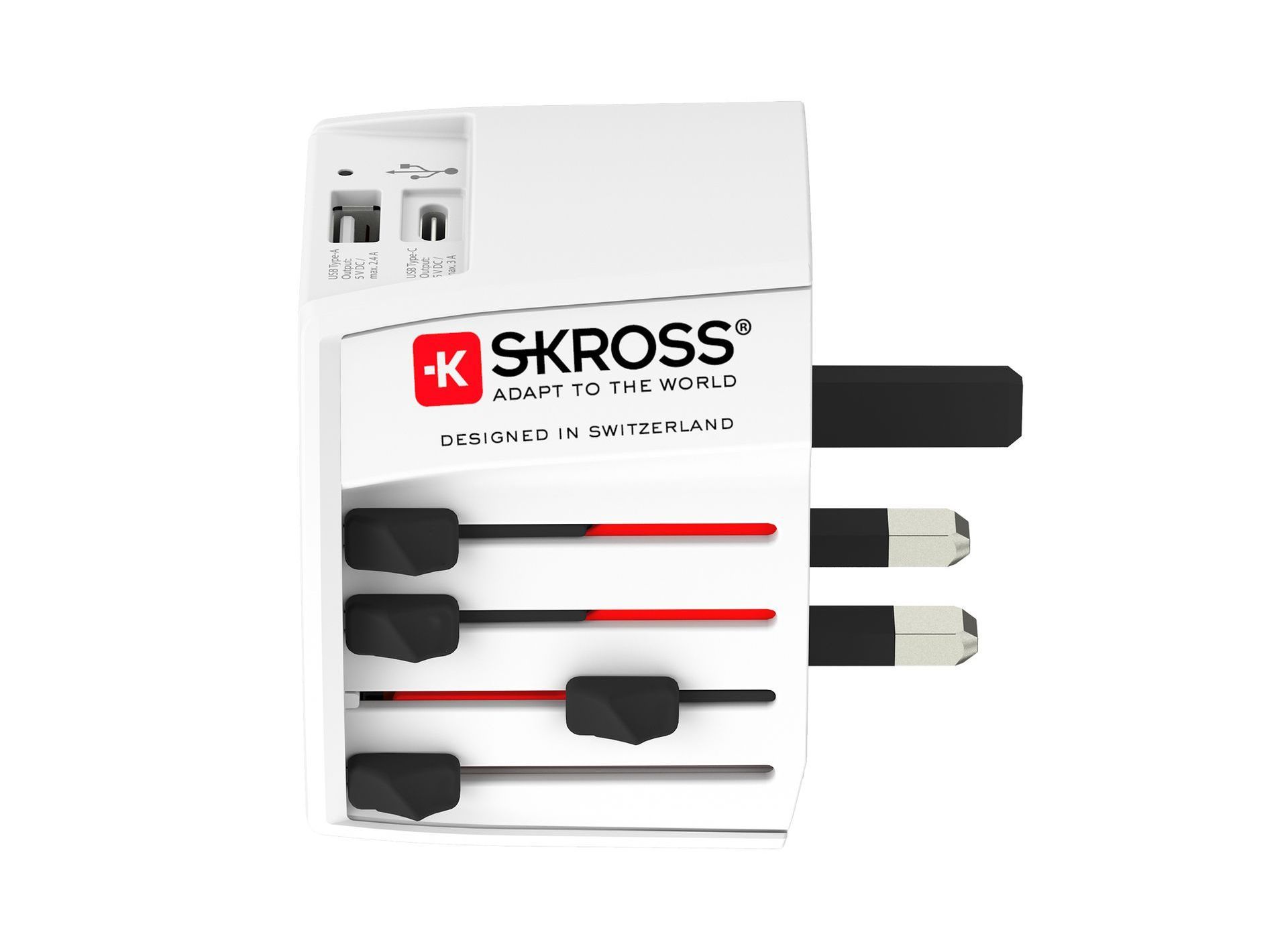 Skross MUV USB (AC) travel adapter UK