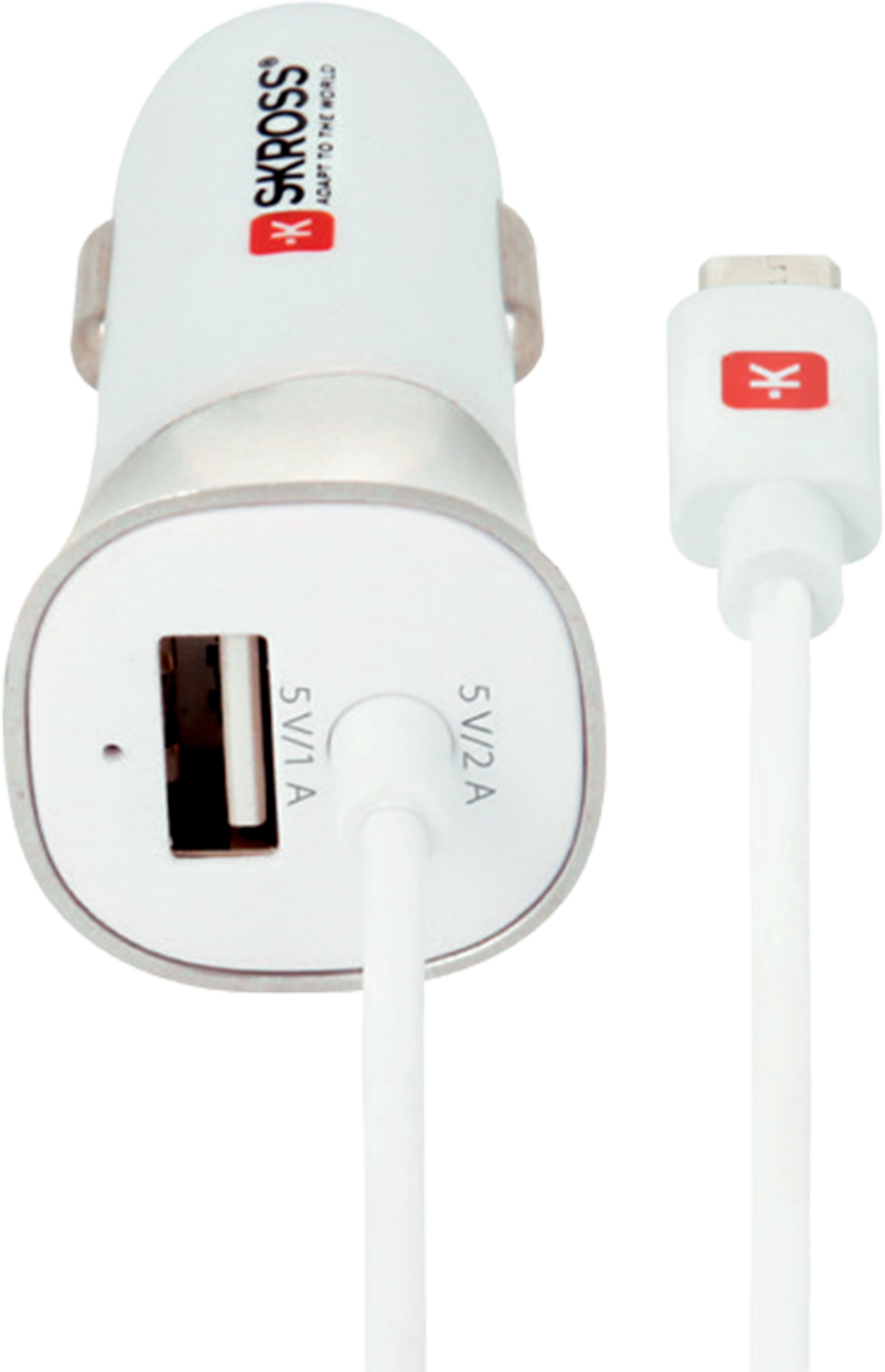 Skross Car USB Charger. USB Car Charger & Micro USB