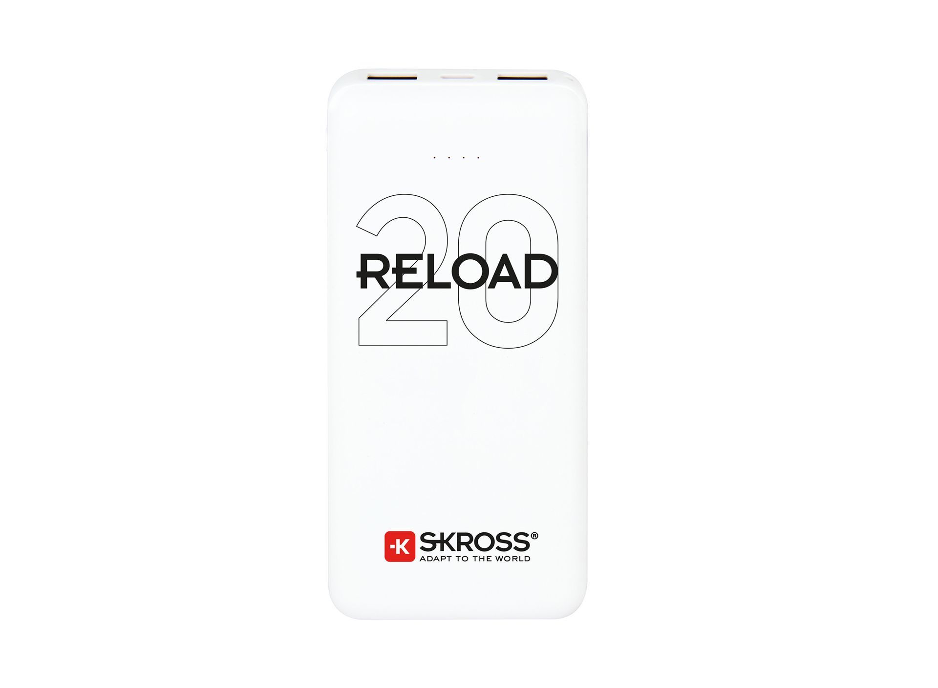Skross 20,000 mAh power bank reload 20 front
