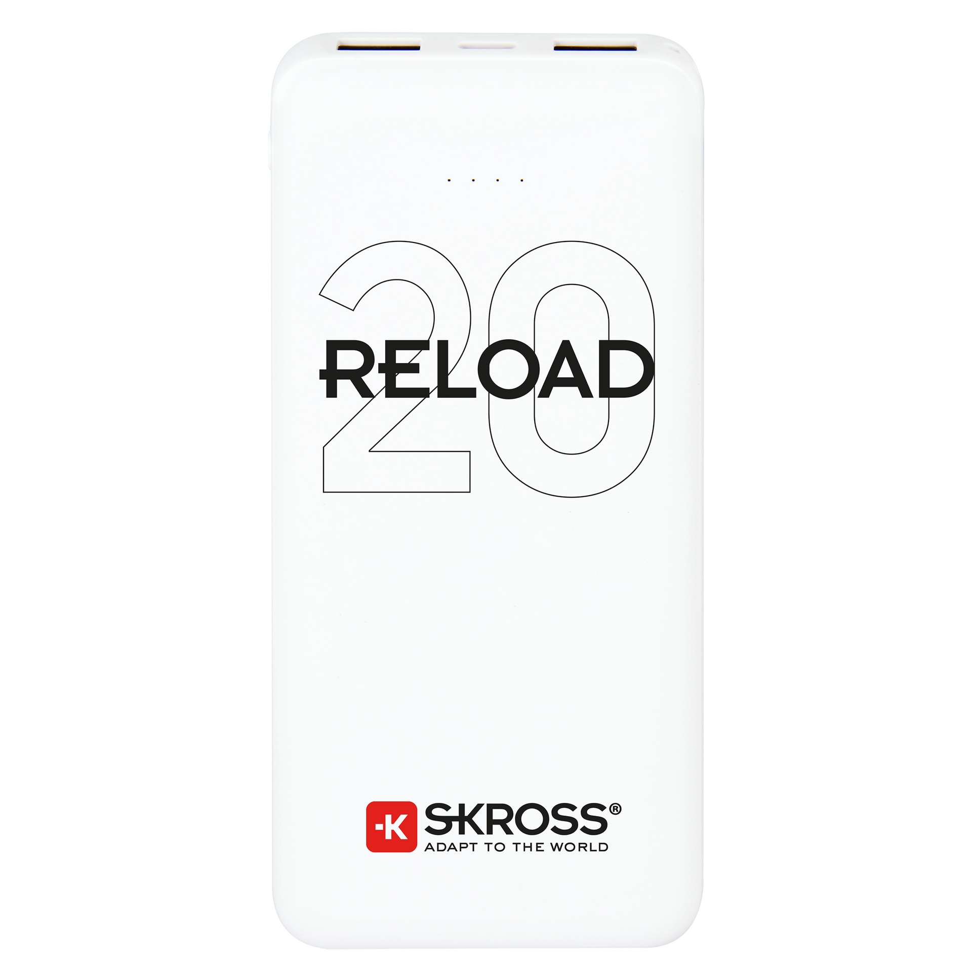 Skross 20,000 mAh Power Bank. Skross Reload 20 Front