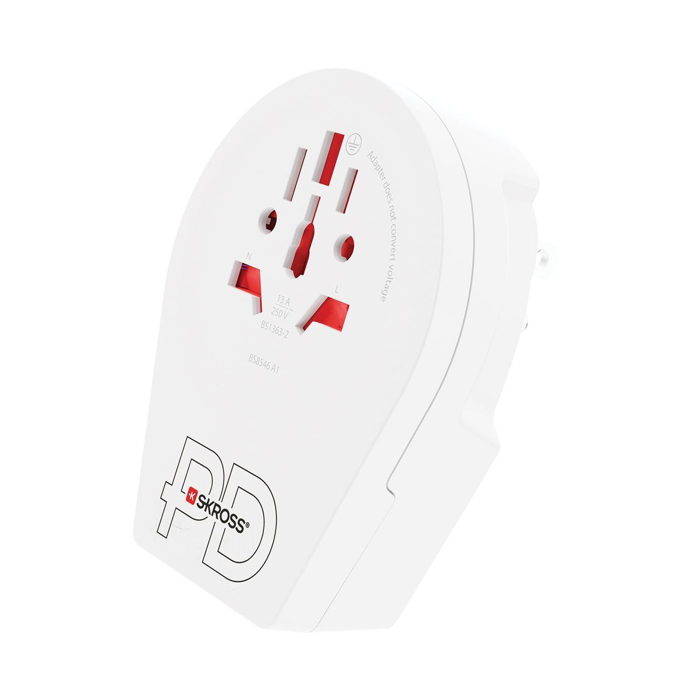 Skross World to US USB CPD20 3-Pole power delivery Travel Adapter