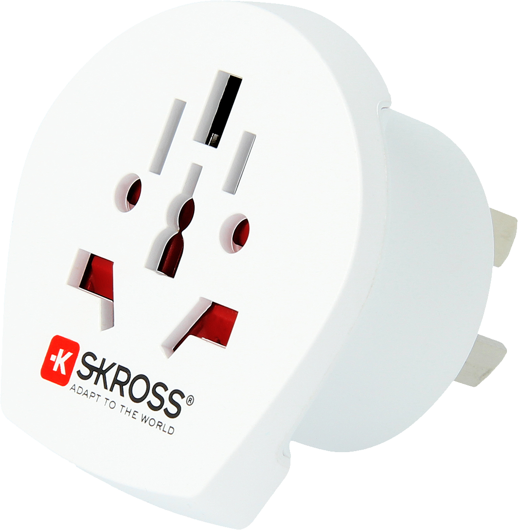 Skross 3-Pole World to Australia/China Travel Adapter