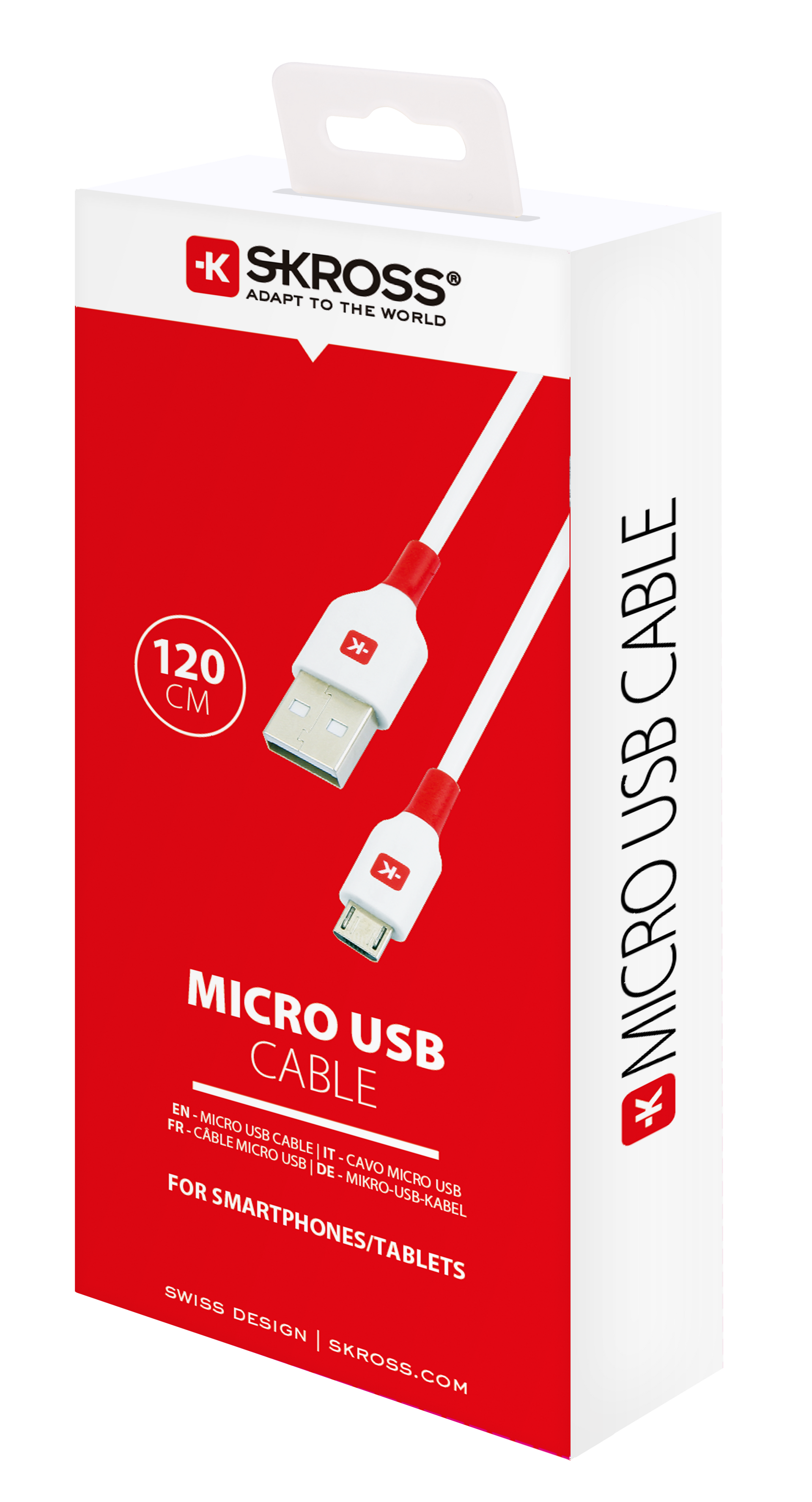 Skross USB to Micro USB Charging Cable Packaging