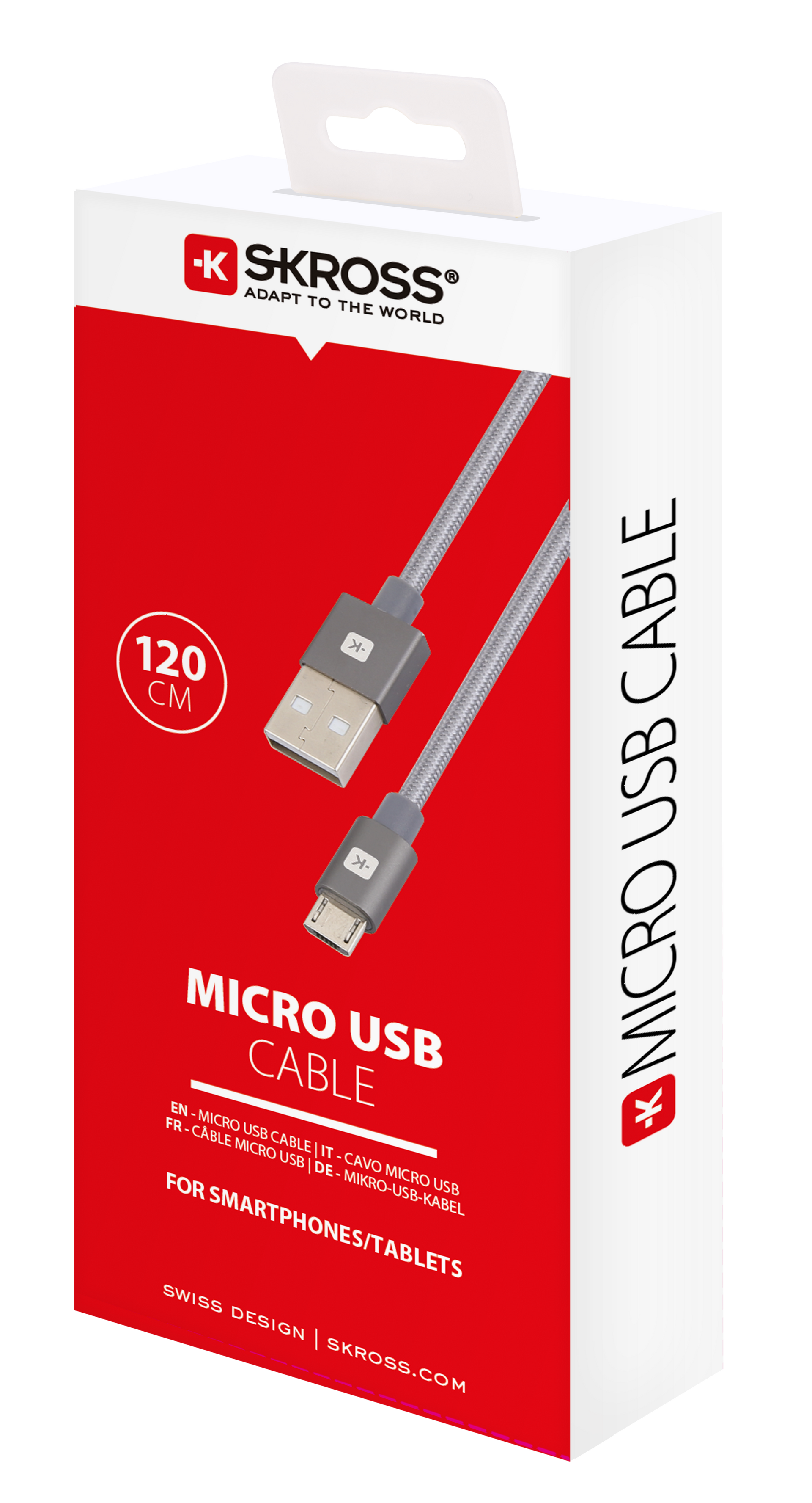 Skross USB to Micro USB Charging Cable Packaging