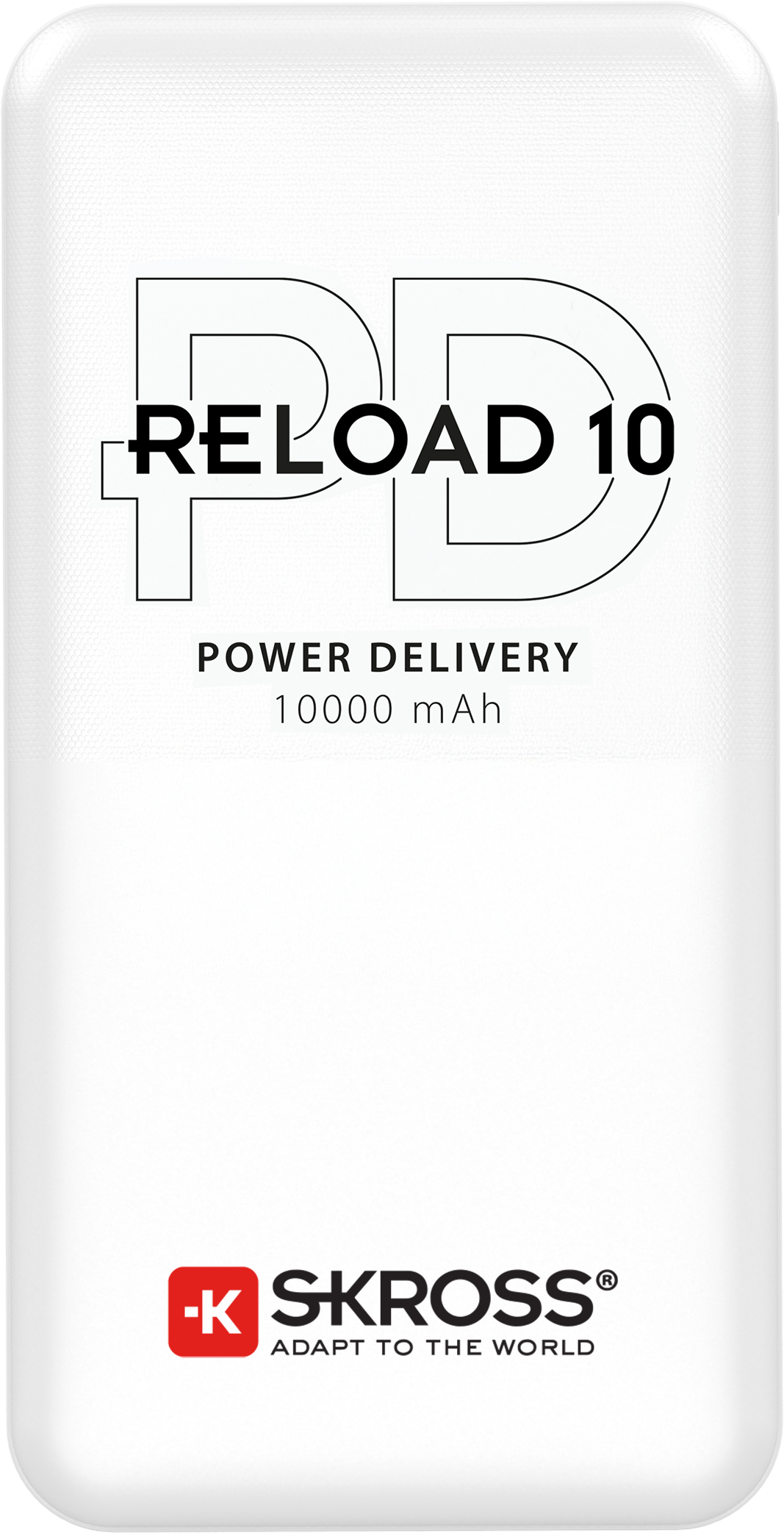 Skross 10,000 mAh Power Bank with Wireless Charging. Skross Reload 10 Qi PD