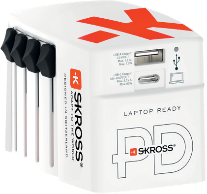 Skross Power Delivery World USB Charger AC65PD