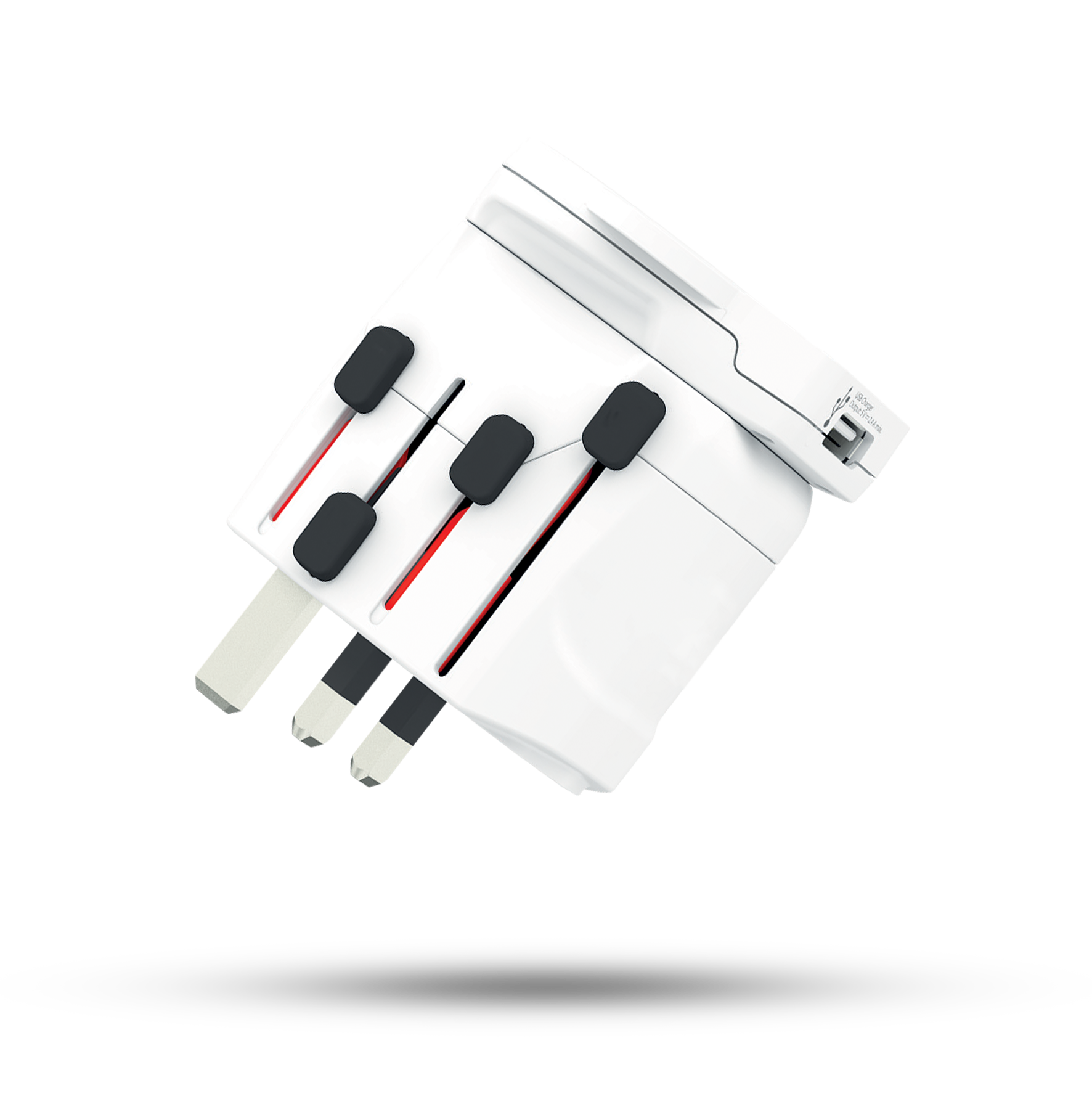 Skross PRO World & USB Promotional 3-pole earthed travel adapter SKR-0159