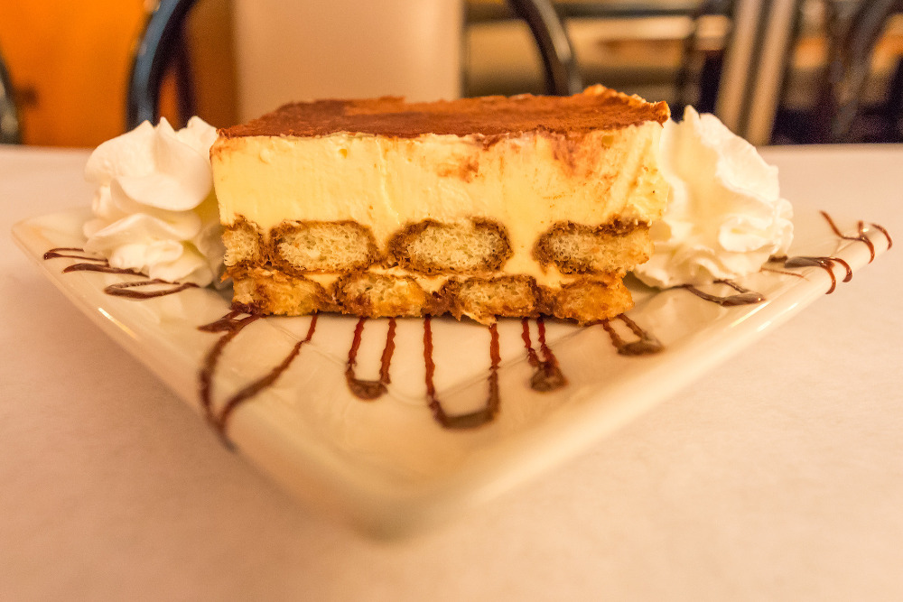 Tiramisu | A rich blend of cocoa,espresso, mascarpone cheese layered in light biscuits | Green Bay WI