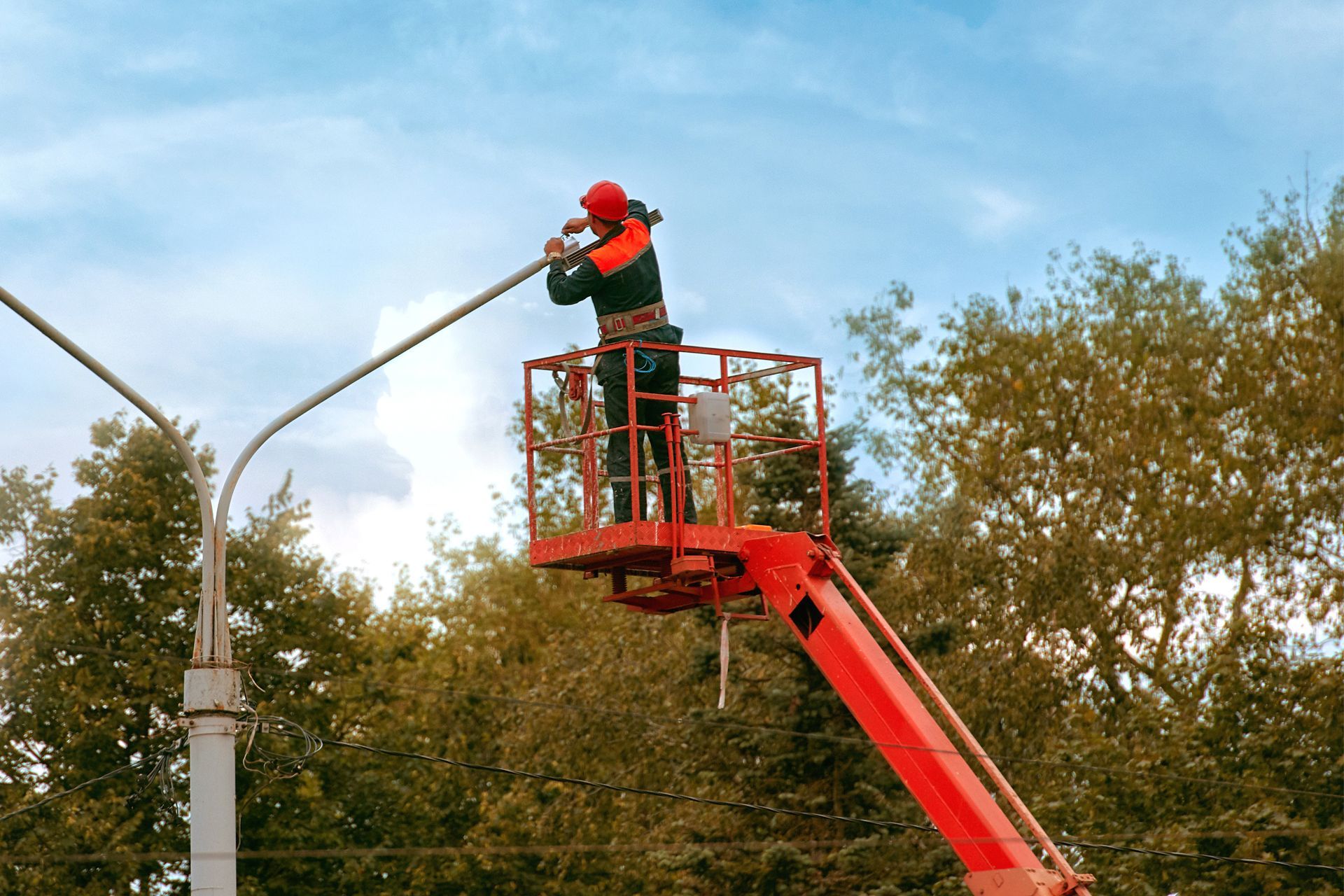 Checking the Street Light