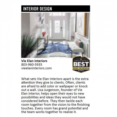interior design award