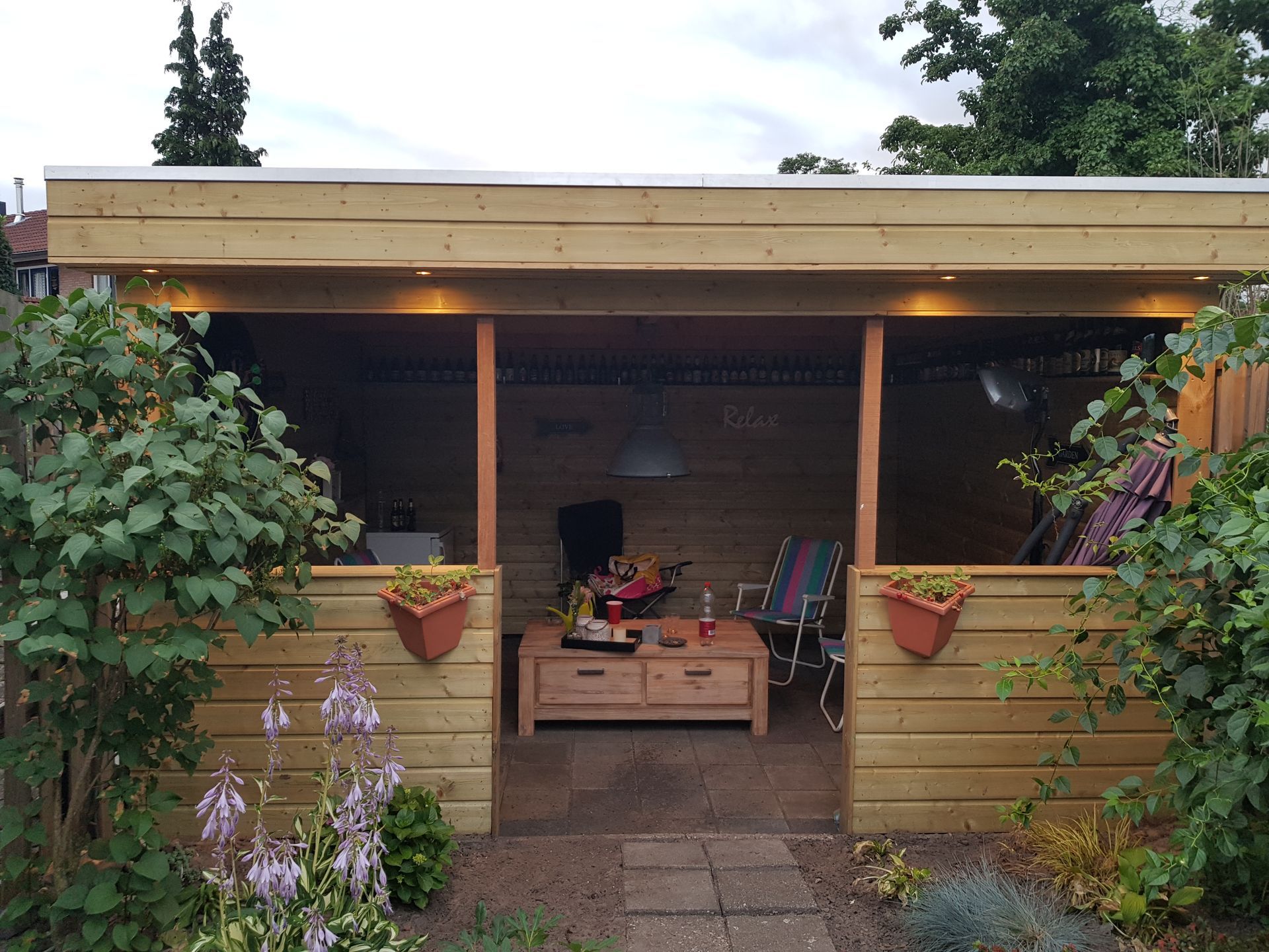 Tuinoverkapping veranda tuin