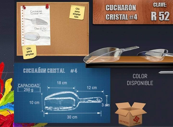 TL PLASTICOS SA DE CV - Cucharón cristal TL PLASTICOS SA DE CV - Cucharón cristal