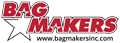 The logo for bag makers is red and white with a star.
