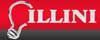 A red background with the word illini and a light bulb