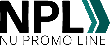 A logo for npl nu promo line is shown on a white background.
