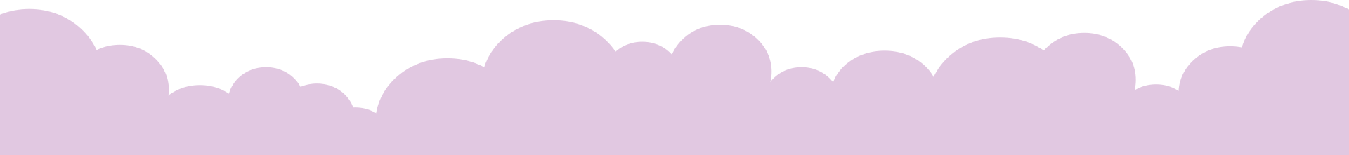 Illustrazione stilizzata di un paesaggio con montagne viola sullo sfondo di un cielo bianco.