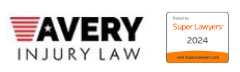 The logo for avery injury law is on a white background.