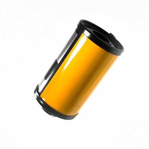 Kodak 200 film canister on a white background