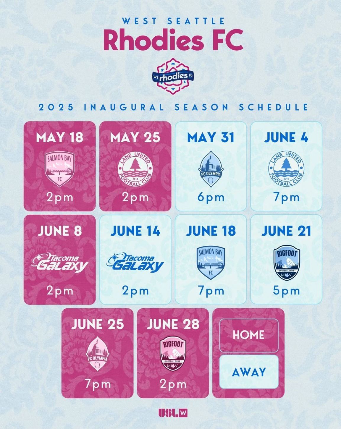 rhodies fc schedule