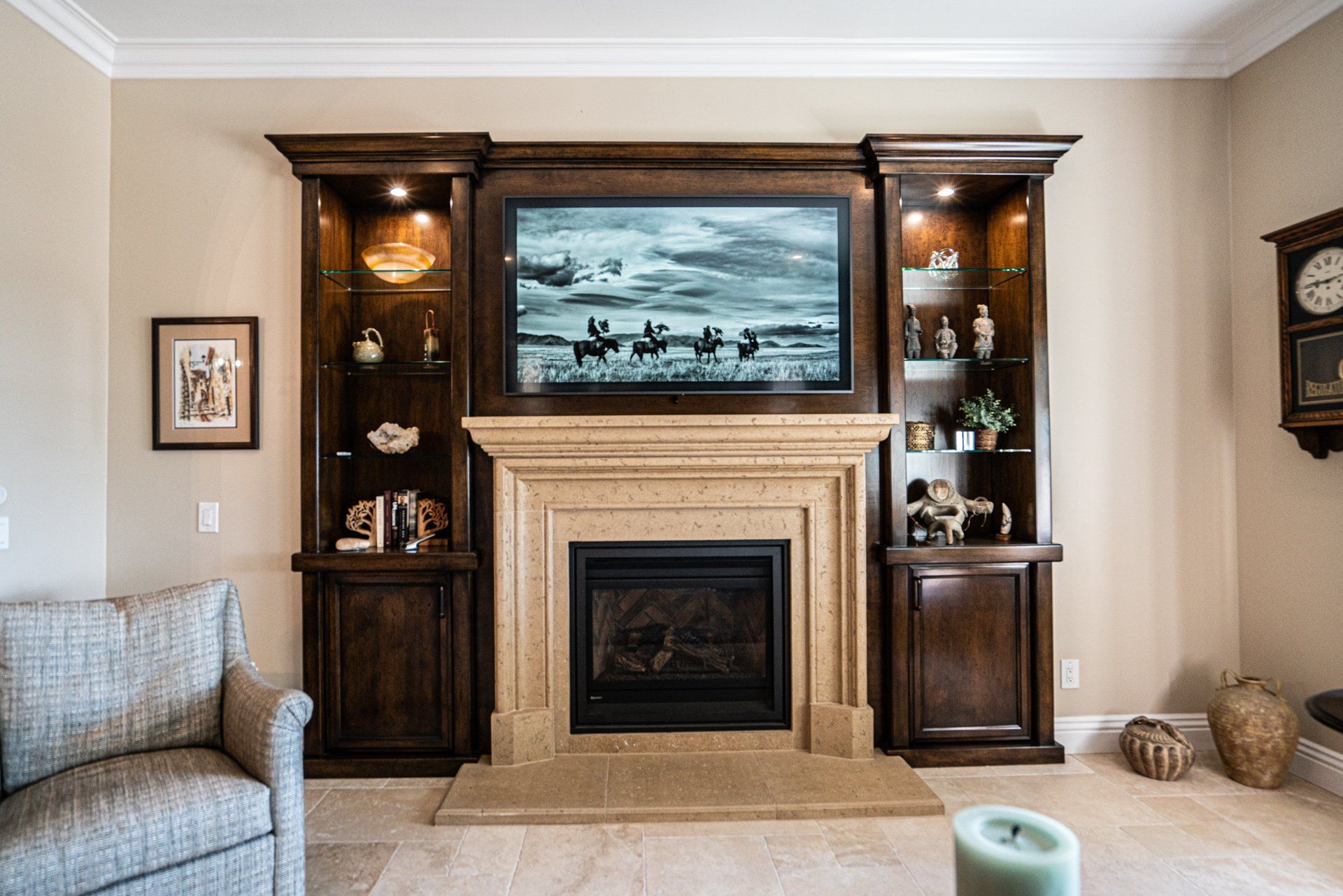 built-in cabinets