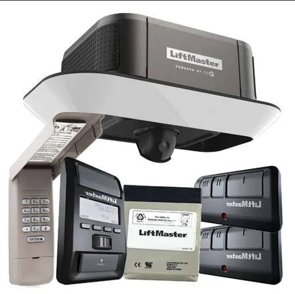 A picture of a garage door opener on a phone screen