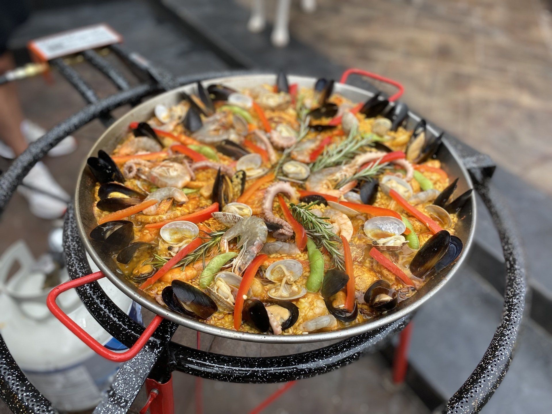 Nine Tapas Catering offers Gourmet Paella