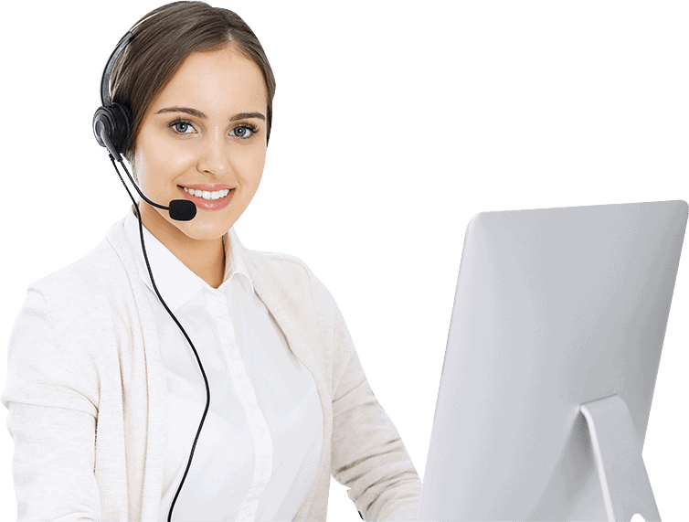 a female response centre agent