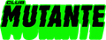 Un logotipo verde y negro para el Club Mutante.