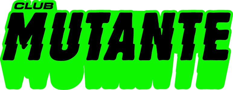 Un logotipo verde y negro para el Club Mutante.