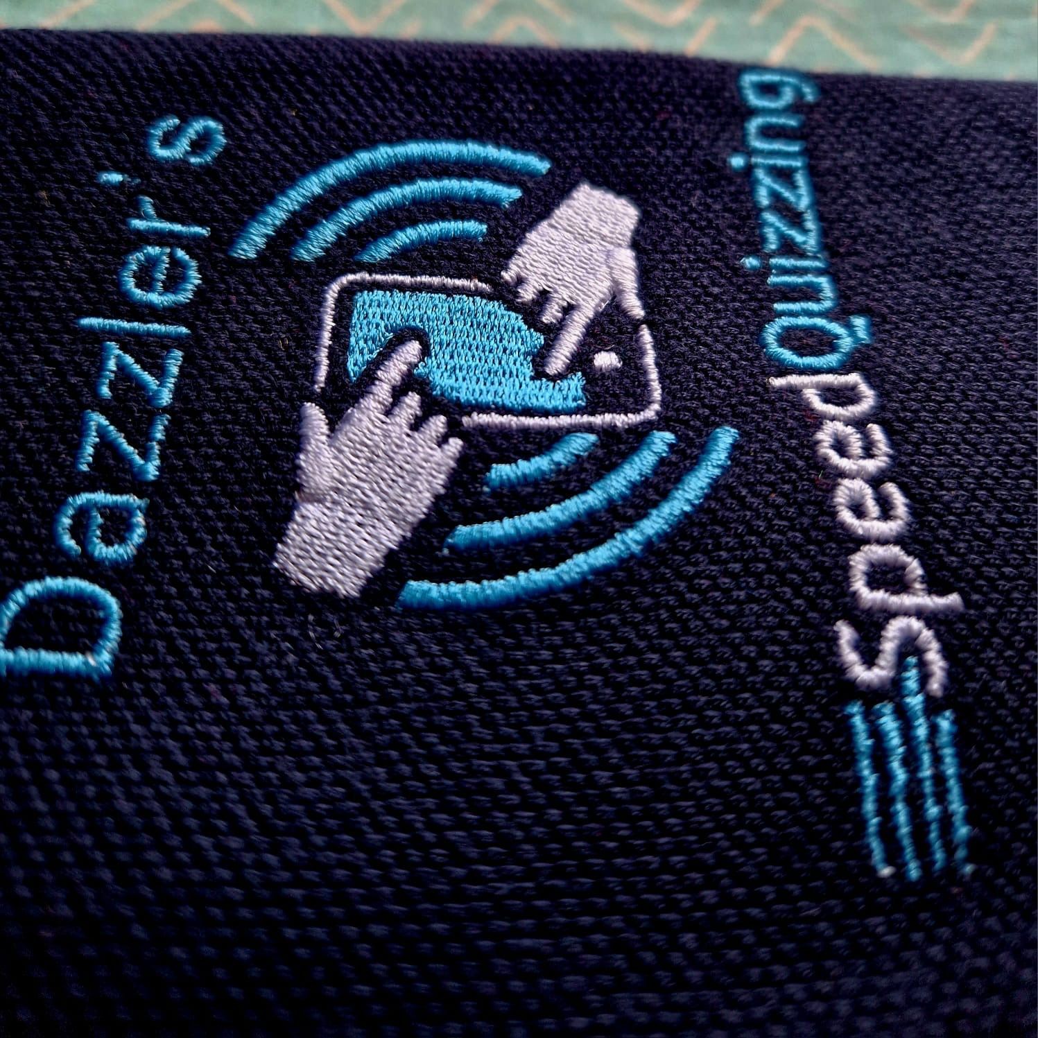 Embroidered logo: 